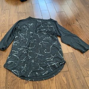 Tentree glow in the dark three quarter sleeve